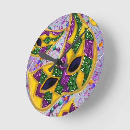 MARDI GRAS ART RONDE KLOK (Hoek)