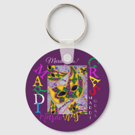 MARDI GRAS ART SLEUTELHANGER