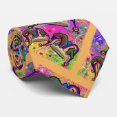 MARDI GRAS ART STROPDAS (Opgerold)