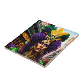 Mardi Gras Art Tegeltje (Zijkant)