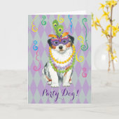 Mardi Gras Aussie Kaart (Gele Bloem)