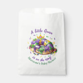 Mardi Gras Baby Girl Bedankzakje (Voorkant)