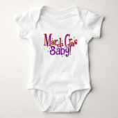 Mardi Gras Baby Romper (Voorkant)