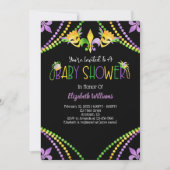 Mardi Gras Baby shower Kaart (Voorkant)
