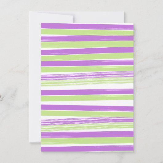 Mardi Gras Baby shower waterverf Alligator Kaart (Achterkant)