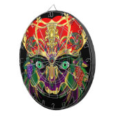 Mardi Gras Bacchus God van wijn Dartbord (Voorkant Rechts)