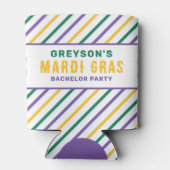 Mardi Gras Bachelor Bachelorette Feest Kan Koeler (Achterkant)