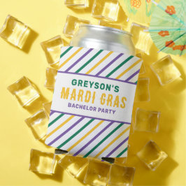 Mardi Gras Bachelor vrijgezellenfeest Koelbox Blikjeskoeler