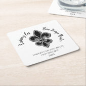 Mardi Gras Bachelorette Party Kartonnen Onderzetters (Schuin)