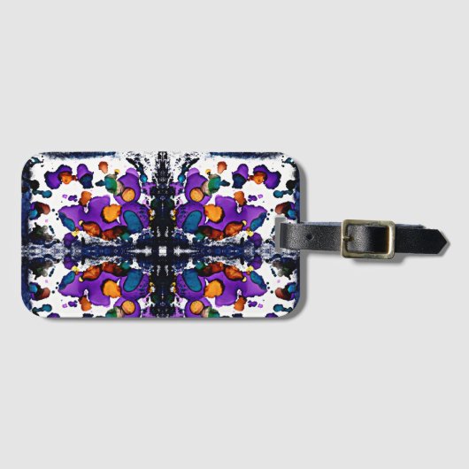 Mardi Gras Bagagelabel (Voorkant (horizontaal))