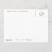 Mardi Gras Ball Favor Uitnodiging Briefkaart (Achterkant)