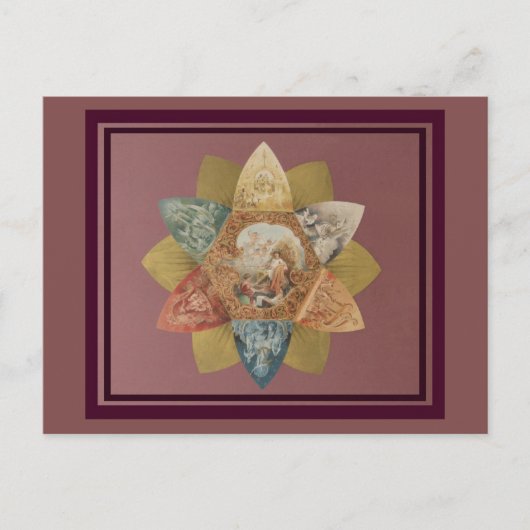 Mardi Gras Ball Favor Uitnodiging Briefkaart (Voorkant)