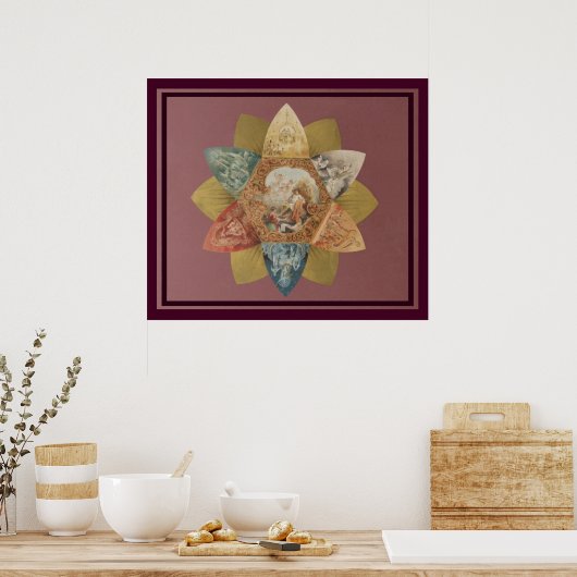 Mardi Gras Ball Uitnodiging Poster (Keuken)