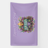 Mardi Gras Banner (Verticaal)