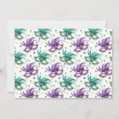 Mardi Gras Bash | 21e verjaardag Kaart (Achterkant)