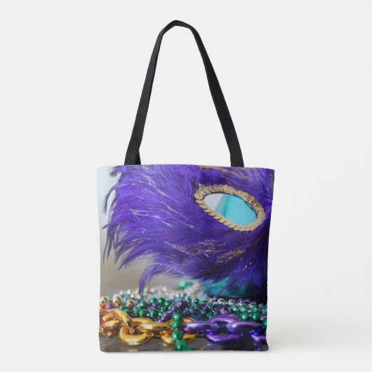 MARDI GRAS BEAD BAG TOTE BAG (Achterkant)