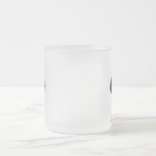 Mardi Gras bead Fleur de lis 2 Matglas Koffiemok (Center)