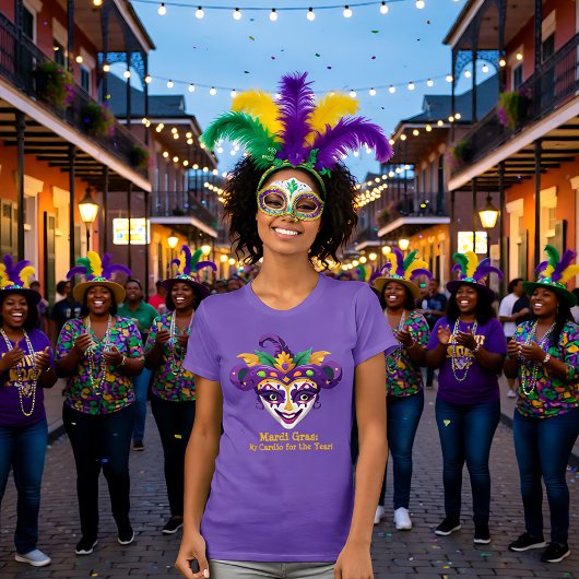 Mardi Gras Bead Hustler T-shirt