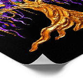 Mardi Gras Bead Tree Carnival New Orleans Women Me Poster (Hoek)