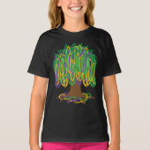 Mardi Gras Bead Tree Carnival T-shirt (Voorkant)