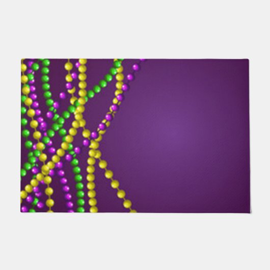 Mardi Gras Beaded Deurmat (Voorkant)