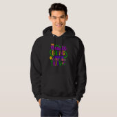 Mardi Gras Beads And Bling It's A Mardi Gras Thing Hoodie (Voorkant volledig)