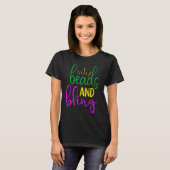 Mardi Gras Beads and Bling T-shirt (Voorkant volledig)