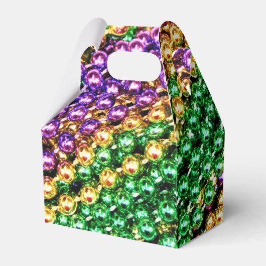 Mardi Gras Beads Bedankdoosjes (Achterkant)