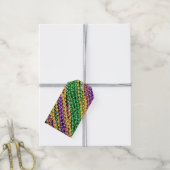 Mardi Gras Beads Cadeaulabel (Met Touw)