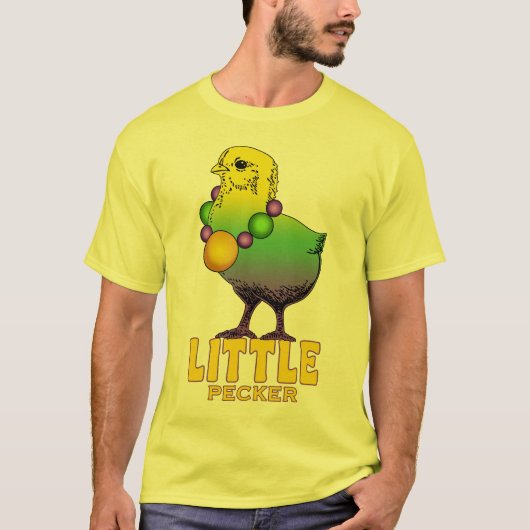 Mardi Gras Beads - de kleine Pecker T-shirt (Voorkant)