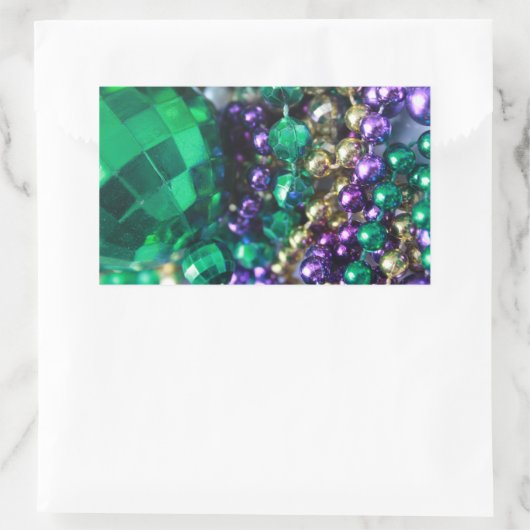 Mardi Gras Beads Gepersonaliseerd Decale Stickers (Tas)