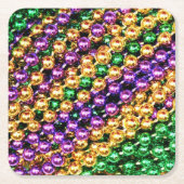 Mardi Gras Beads Kartonnen Onderzetters (Voorkant)