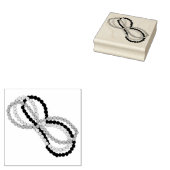 Mardi Gras Beads Ketting Strand New Orleans NOLA Rubberstempel (Gestempeld)