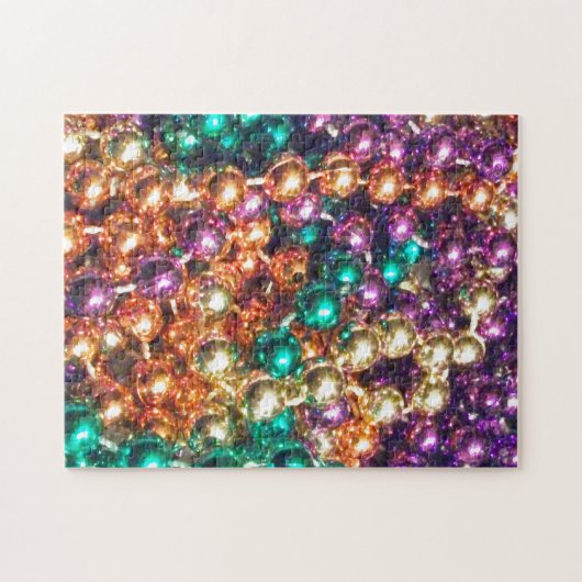 Mardi Gras Beads Legpuzzel (Horizontaal)