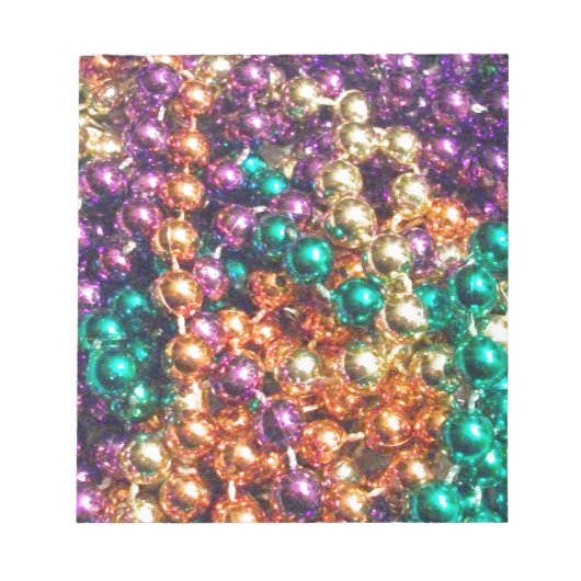 Mardi Gras Beads Notitieblok (Voorkant)