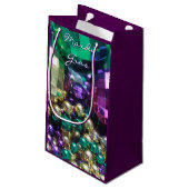 Mardi Gras Beads Party Favor Gift Bags Klein Cadeauzakje (Achterkant Gekanteld)