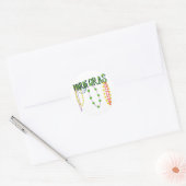 Mardi Gras Beads Ronde Sticker (Envelop)