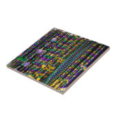 Mardi Gras Beads Tegeltje (Zijkant)
