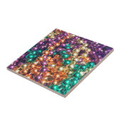 Mardi Gras Beads Tegeltje (Zijkant)