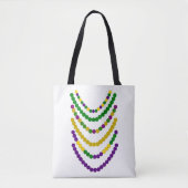 Mardi Gras Beads Tote Bag (Voorkant)