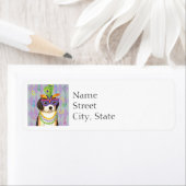 Mardi Gras Beagle Etiket (Insitu)