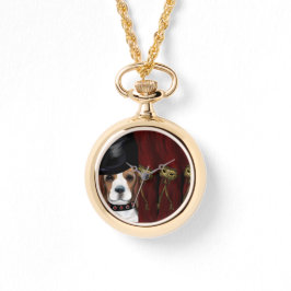 MARDI GRAS BEAGLE HORLOGE