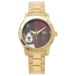 MARDI GRAS BEAGLE HORLOGE