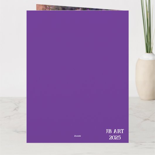 MARDI GRAS BEAGLE KAART (Achterkant)