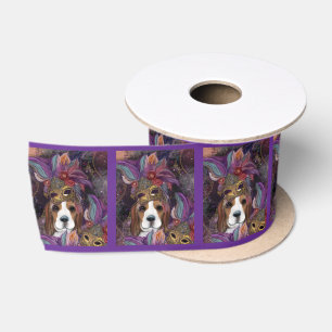 MARDI GRAS BEAGLE SATIJNEN LINT