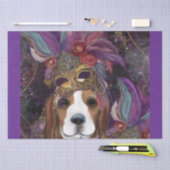 MARDI GRAS BEAGLE TISSUEPAPIER (Craft)