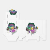 Mardi Gras Bedankdoosjes (Uitgevouwen)
