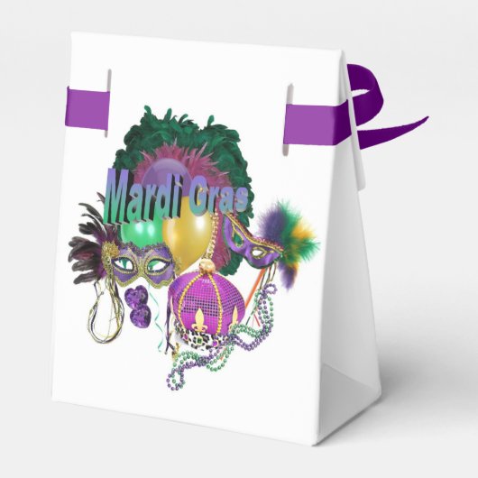 Mardi Gras Bedankdoosjes (Achterkant)