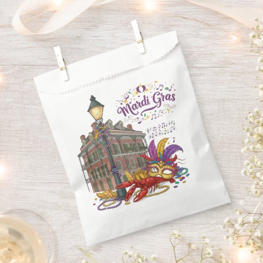 Mardi Gras Bedankzakje (Geknipt)