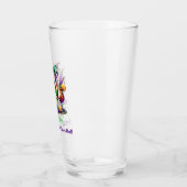 Mardi Gras Beer Glas (Links)